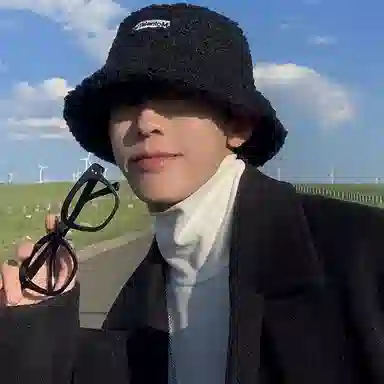 优幽兰 秋冬季新款百搭休闲时尚针织加厚大头围 防风防寒盆帽保暖护耳 渔夫帽 男女同款情侣款