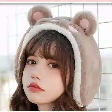 优幽兰 护耳防风防寒 保暖出行护防噪音隔音 甜美可爱 耳罩 女款