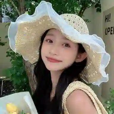 优幽兰 时尚百搭法式慵懒感紧致简约潮流休闲大脸显小夏季出游大帽檐户外旅行 聚酯纤维 防晒帽 女款