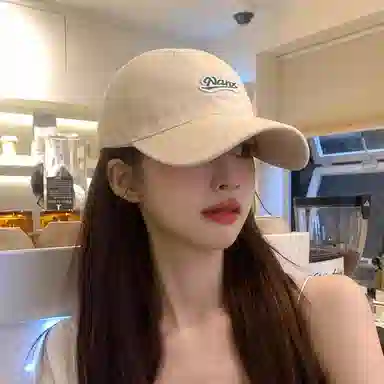 优幽兰 韩版显脸小 防风大头围 高级感冷帽小众 鸭舌帽 女款