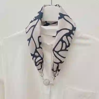 优幽兰 时尚磁扣颈饰感懒人手腕带四季通用高级感 丝巾 女款