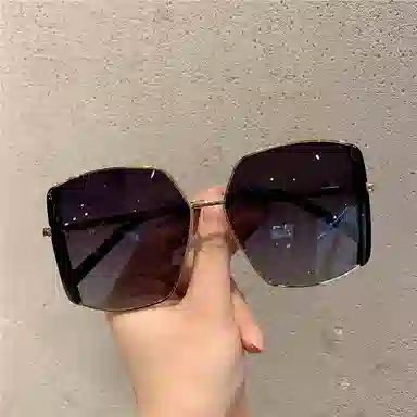 优幽兰 时尚百搭潮流简约旅行骑行大框开车驾驶偏光防紫外线户外休闲 蝶形 太阳眼镜 男女同款情侣款