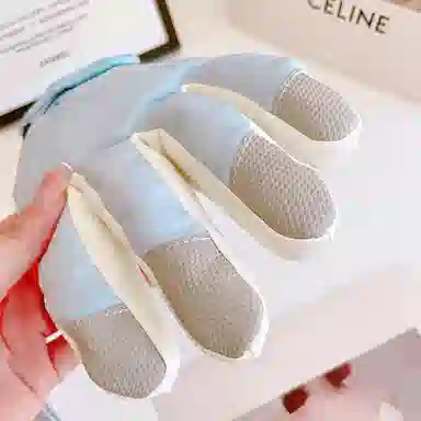 优幽兰 防风防寒加绒加厚滑耐磨实用保暖加绒加厚耐用耐磨 防水小众拼色韩系通勤随身便携护手 绒线手套 女款