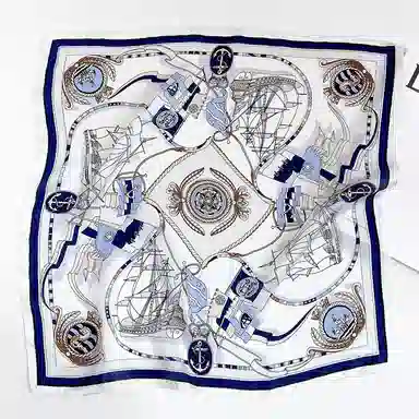 优幽兰 小众设计感撞色 小方巾实用搭配 多功能包包装饰 减龄气质 丝巾 女款