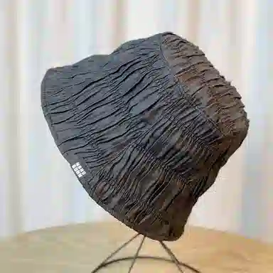 优幽兰 韩版显脸小 防风防寒大头围包头高级感加厚保暖冷帽小众休闲简约穿搭 聚酯纤维 渔夫帽 男女同款情侣款