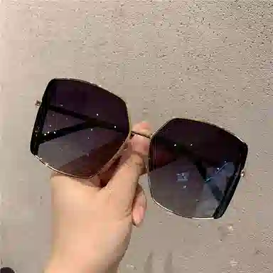 优幽兰 时尚百搭潮流简约旅行骑行大框开车驾驶偏光防紫外线户外休闲 蝶形 太阳眼镜 男女同款情侣款