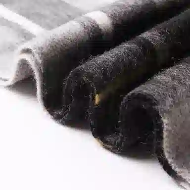 优幽兰 经典款针织加厚保暖商务休闲护脖子防风防寒 绒线围巾 男款