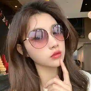 优幽兰 小众高级感开车驾驶遮阳休闲户外钓鱼旅游防紫外线气质显脸小街拍防晒 圆形 太阳眼镜 男女同款情侣款