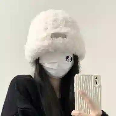 优幽兰 撞色流苏两用针织加厚防风防寒保暖英伦风高级感 绒线围巾 女款