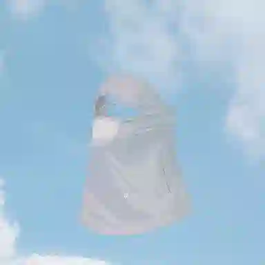 优幽兰 百搭时尚全脸遮阳脸罩夏季休闲简约护颈防紫外线高级感遮脖子开车透气脸基尼 锦纶和氨纶 防晒面罩 男款