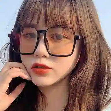 优幽兰 旅行户外街拍遮脸防晒开车骑行防紫外线 方形 太阳眼镜 男女同款情侣款