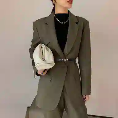 优幽兰 韩版免打孔高级感收腰气质 皮带 女款