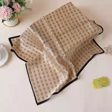 优幽兰 小方巾韩版发带衬衣飘带实用减龄气质 桑蚕丝 丝巾 女款 礼盒装