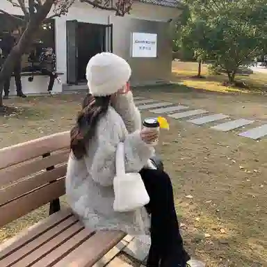 优幽兰 纯色 韩版显脸小针织 防风大头围包头 护耳保暖 高级感韩系 绒线帽 女款