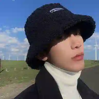 优幽兰 秋冬季新款百搭休闲时尚针织加厚大头围 防风防寒盆帽保暖护耳 渔夫帽 男女同款情侣款