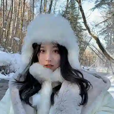 优幽兰 显脸小毛绒加绒加厚针织滑雪防风防寒 雷锋帽 女款