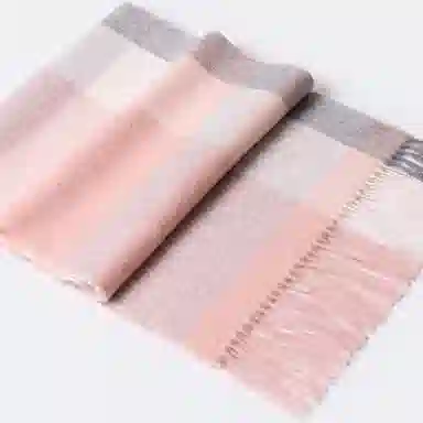 优幽兰 蓬松经典款针织加厚保暖 绒线围巾 女款 礼盒装