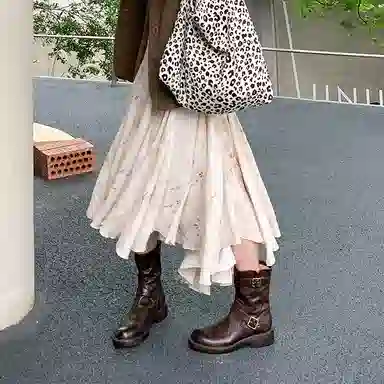 羊皮 复古时尚舒适百搭 短靴 女款