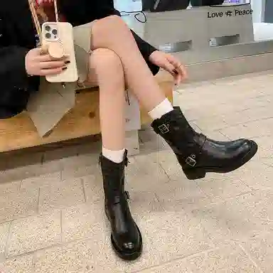 羊皮 复古时尚舒适百搭 短靴 女款