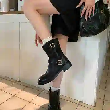 羊皮 复古时尚舒适百搭 短靴 女款