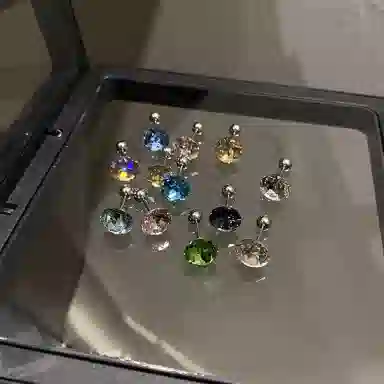 Mango Silver MGS Sparkle Studs