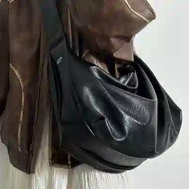 CARTELO Casual Retro Shoulder Bag Black