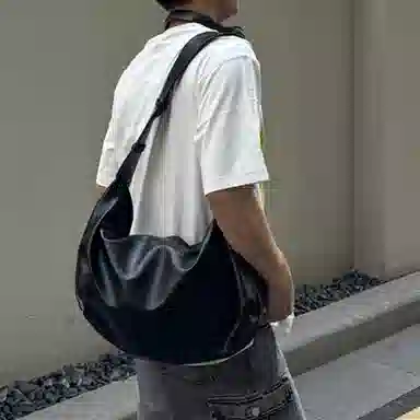 CARTELO Casual Retro Shoulder Bag Black