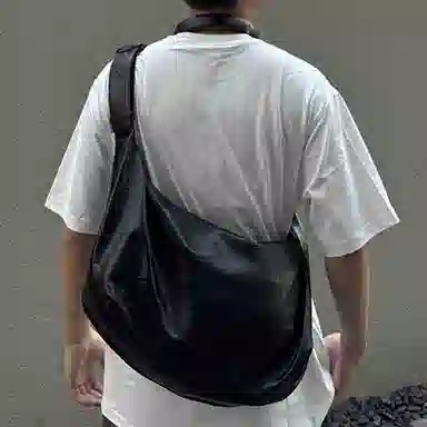 CARTELO Casual Retro Shoulder Bag Black