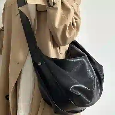 CARTELO Casual Retro Shoulder Bag Black