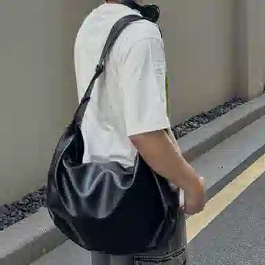 CARTELO Casual Retro Shoulder Bag Black