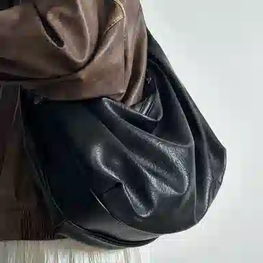 CARTELO Casual Retro Shoulder Bag Black