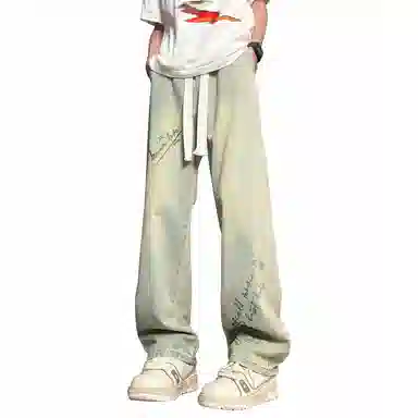 Garfield Family Retro Logo Denim Jeans