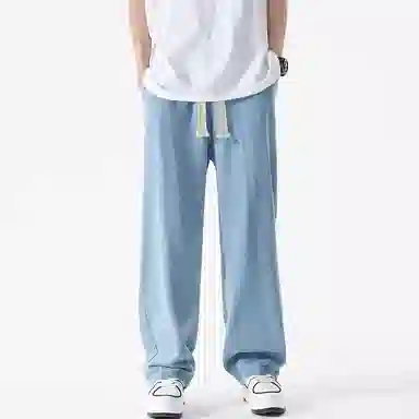 加菲猫家族 美式复古水洗做旧宽松潮牌牛仔裤 男女同款