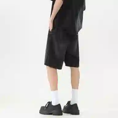 Garfield Family Vintage Washed Straight Shorts