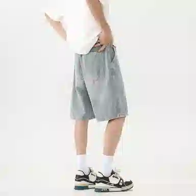 Garfield Family Vintage Washed Straight Shorts