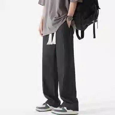 加菲猫家族 美式复古水洗做旧宽松潮牌牛仔裤 男女同款