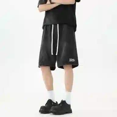 Garfield Family Vintage Washed Straight Shorts