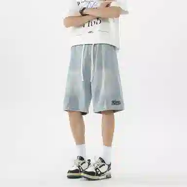 Garfield Family Vintage Washed Straight Shorts