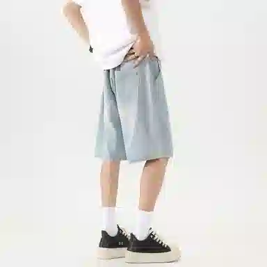 Garfield Family Vintage Washed Straight Shorts