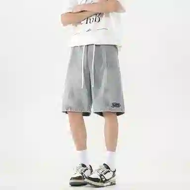 Garfield Family Vintage Washed Straight Shorts