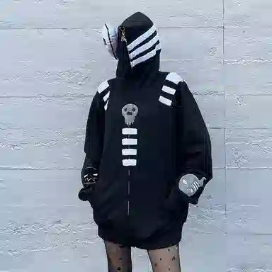 KAKAZZY Y2K Hoodie Black