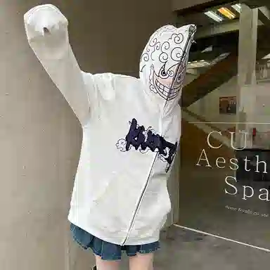 KAKAZZY Hoodie White