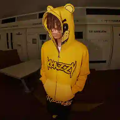 KAKAZZY Hoodie Yellow
