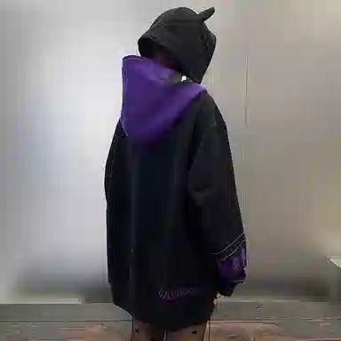 KAKAZZY Hooded Jacket Black