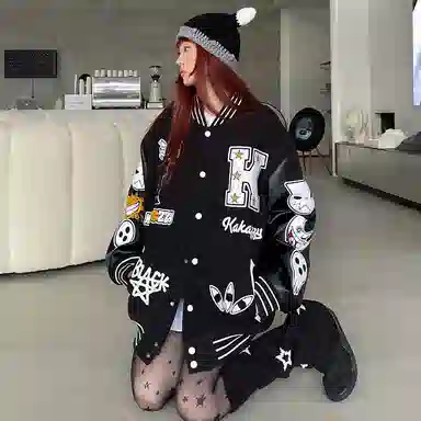 KAKAZZY Bomber Jacket Black