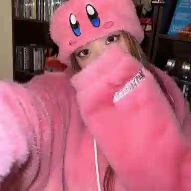 KAKAZZY Hooded Jacket Pink