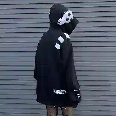 KAKAZZY Y2K Hoodie Black