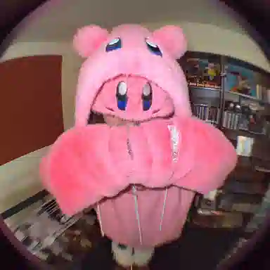 KAKAZZY Hooded Jacket Pink