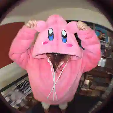 KAKAZZY Hooded Jacket Pink