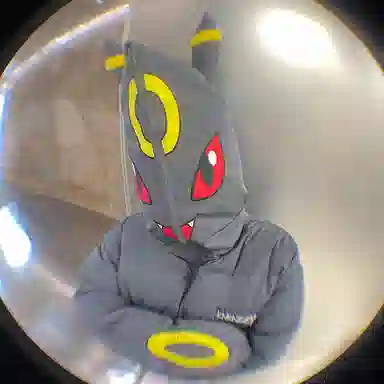 KAKAZZY Hooded Puffer Jacket Dark Grey